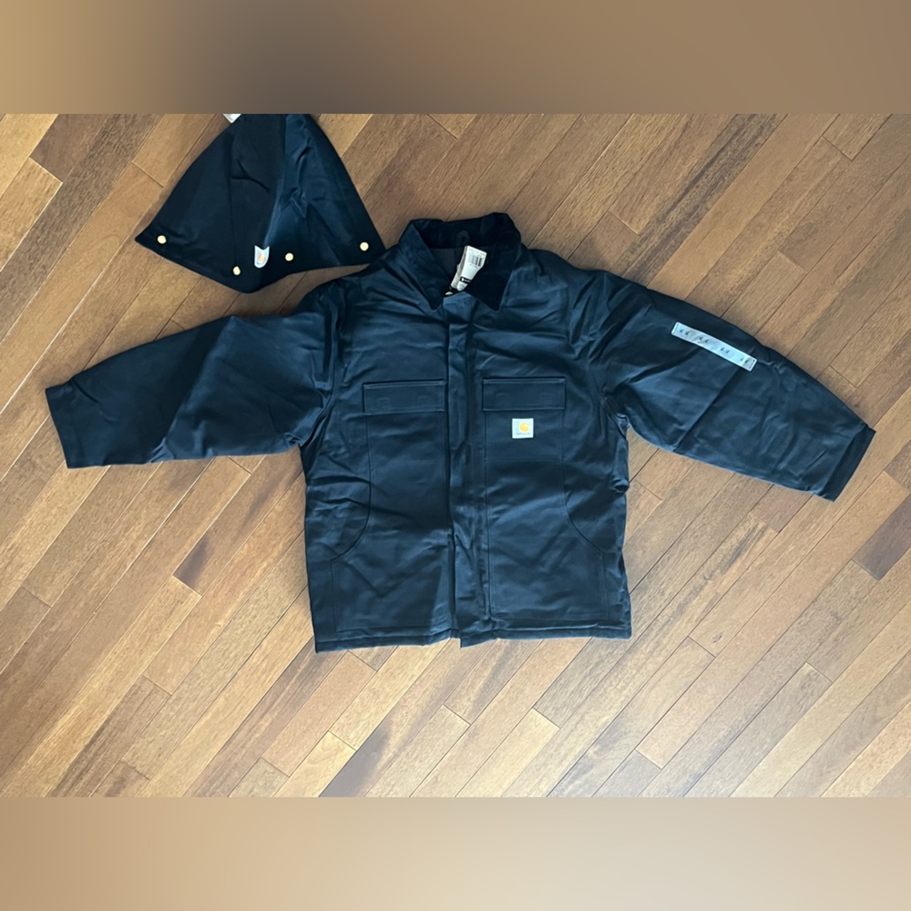 Men’s XL black canvas carhartt Yukon extremes full swing insulated coat